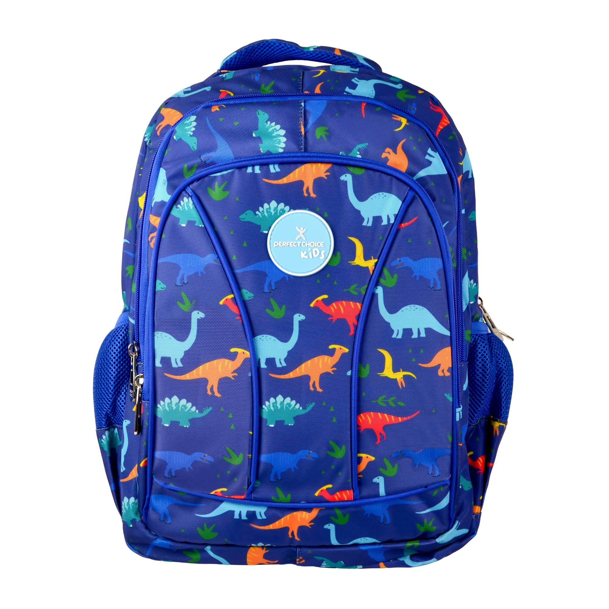 PC-085300 Mochila Escolar Infantil Múltiples Compartimentos Modeo Brooklyn Dinosaurios | PERFECT CHOICE - PC-085300 Mochila Escolar Infantil Múltiples Compartimentos Modeo Brooklyn Dinosaurios | PERFECT CHOICE -